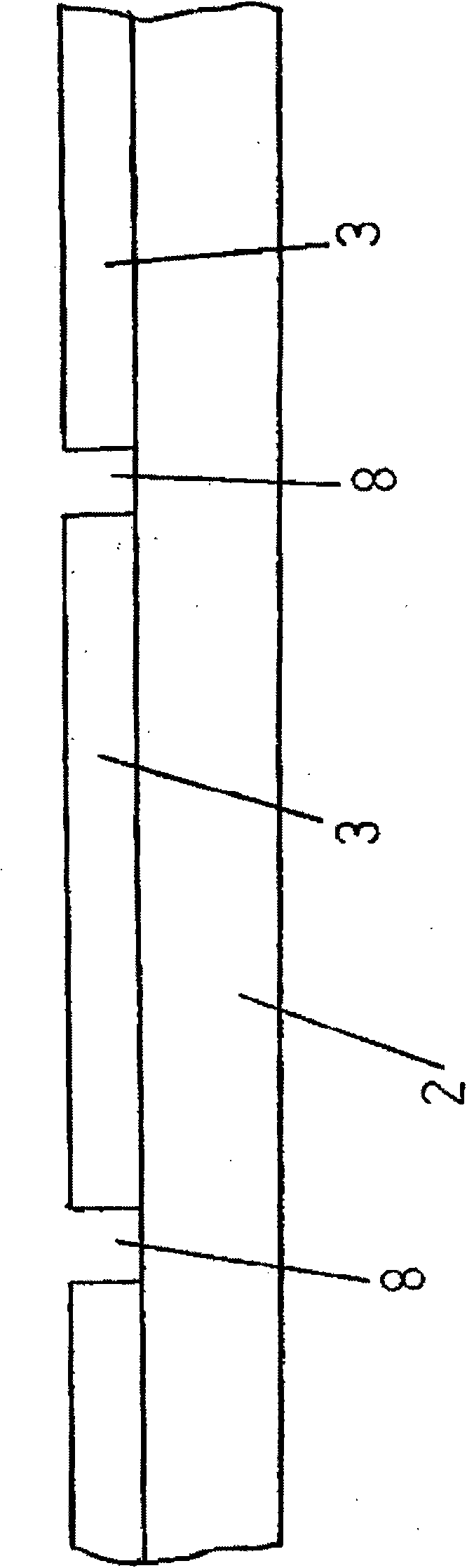 Integrated tandem-type thin film silicon solar cell module and method for manufacturing the same