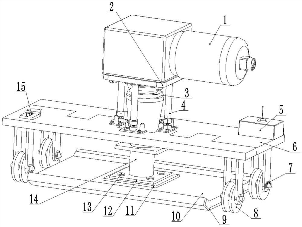 An integrated construction device for rammed earth wall formwork support and tamping