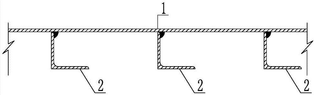 Cross-railway road bridge protection structure