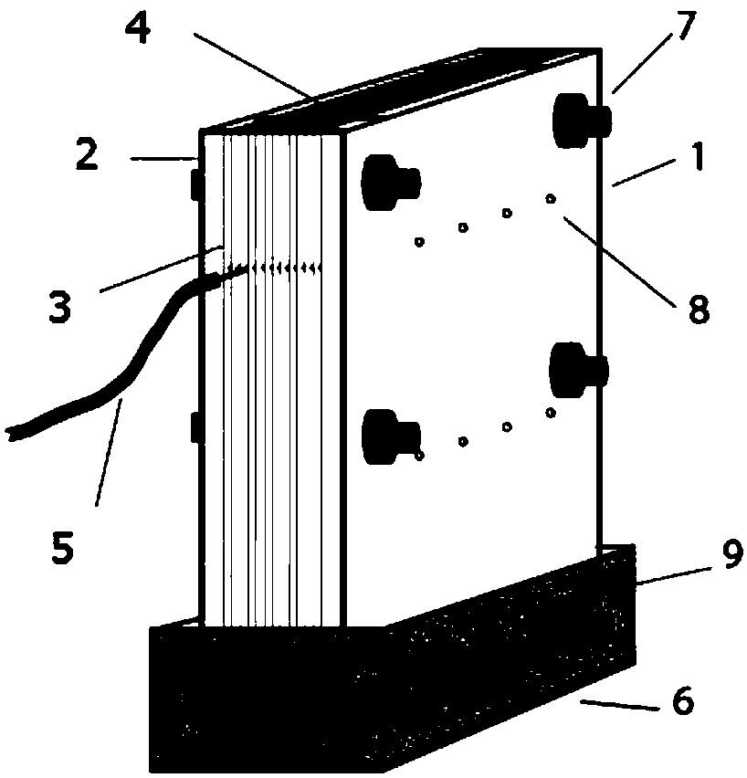 A root box experimental device for the study of plant rhizosphere environment