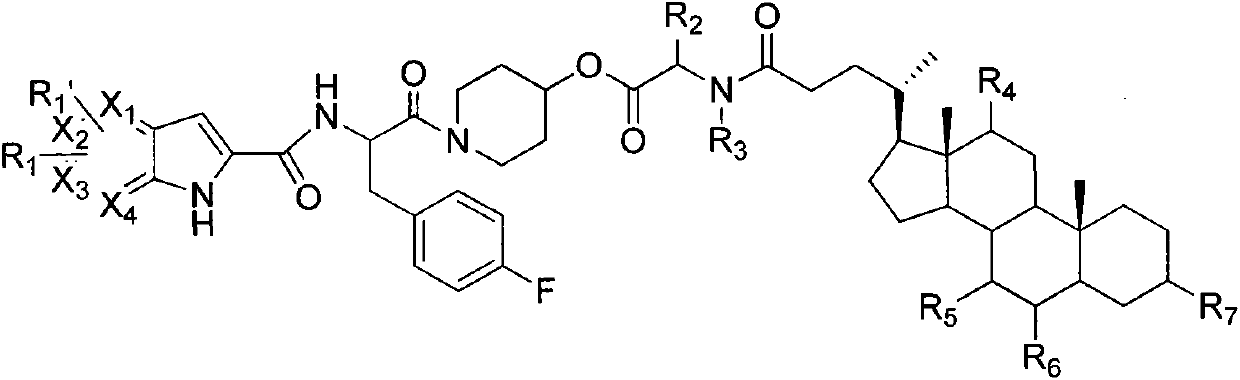 Liver-targeted glycogen phosphorylase inhibitor cholic acid derivative and preparation method and medical application thereof