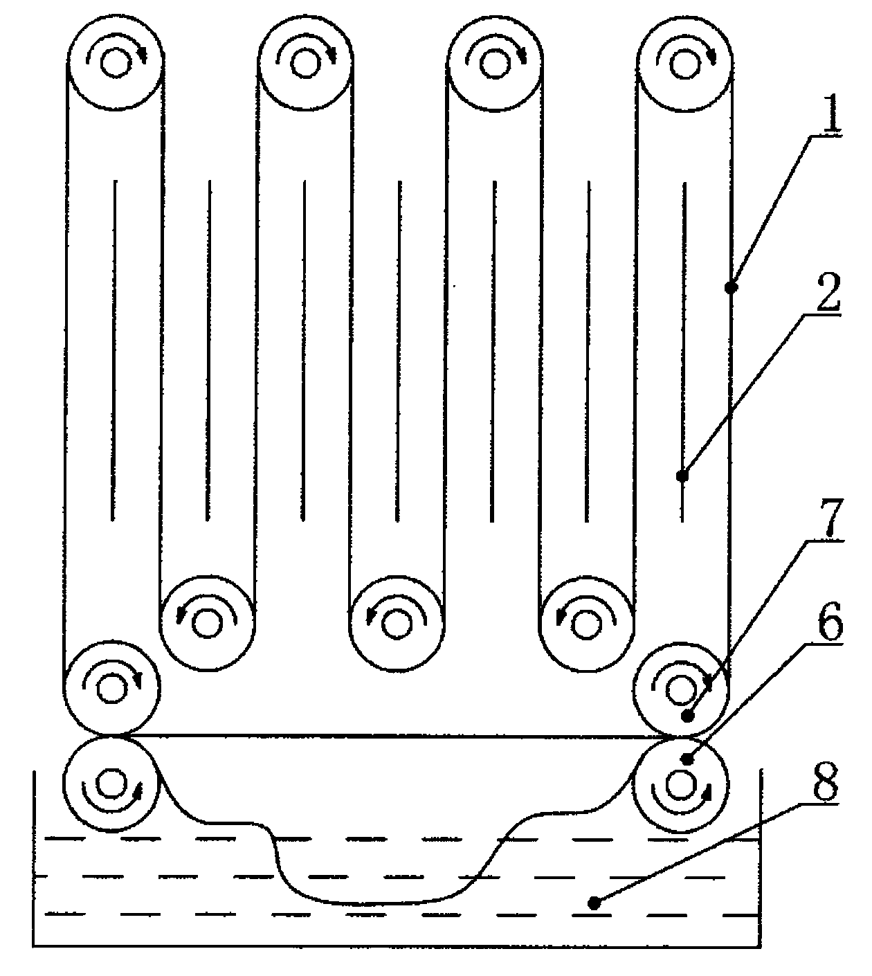 Polar plate of novel electrostatic dust-collection purifying equipment