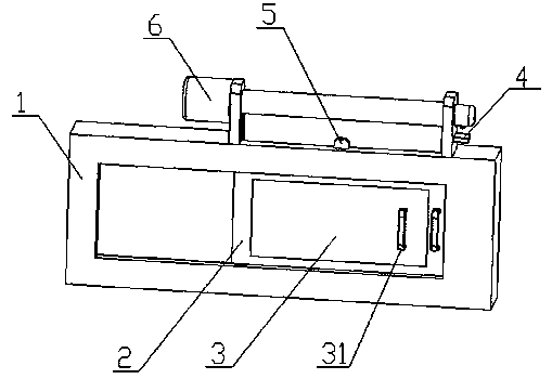 Civil air defense door capable of being quickly converted into radiation protection door