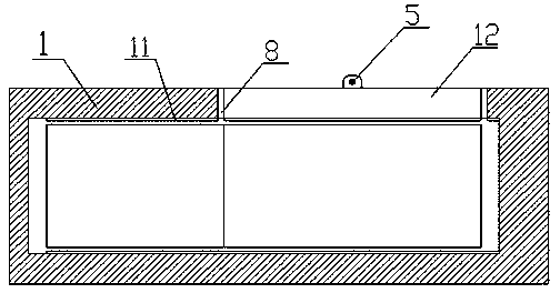 Civil air defense door capable of being quickly converted into radiation protection door