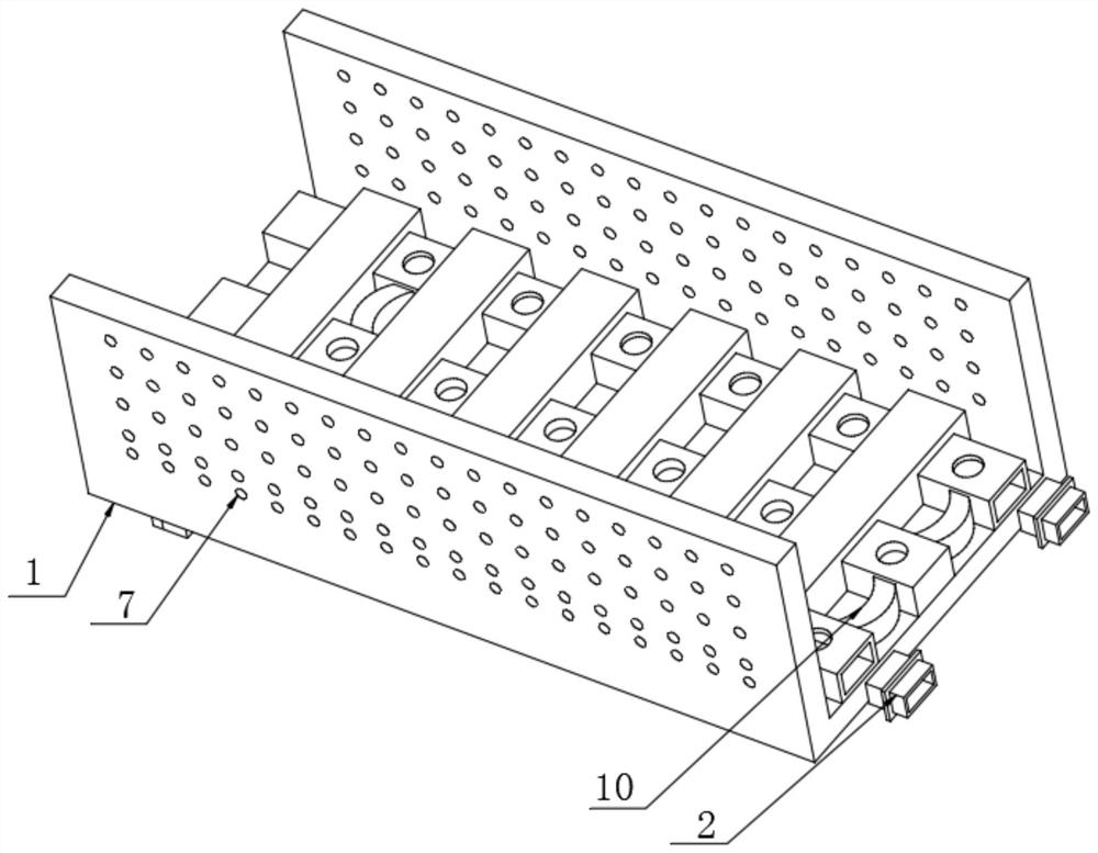 Energy-saving corrugated bridge with wind circulation system