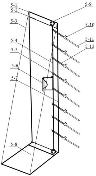 An experimental device and method for measuring the layered flux of greenhouse gases in paddy field drainage ditches