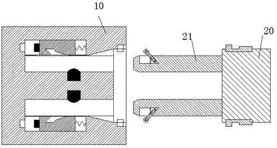 Energization connection assembly for household electrical appliance