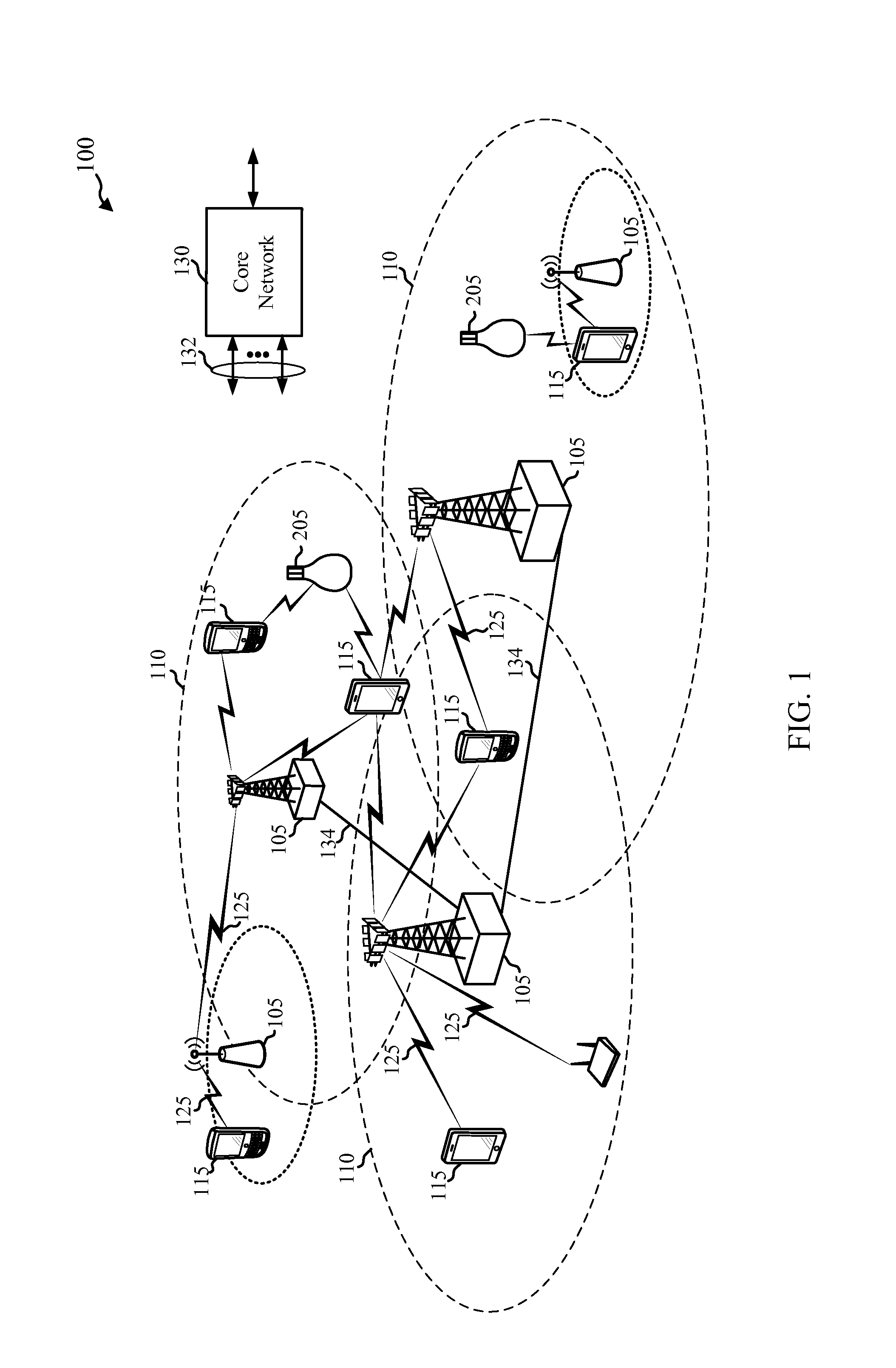 Determination of positioning information of a mobile device using modulated light signals