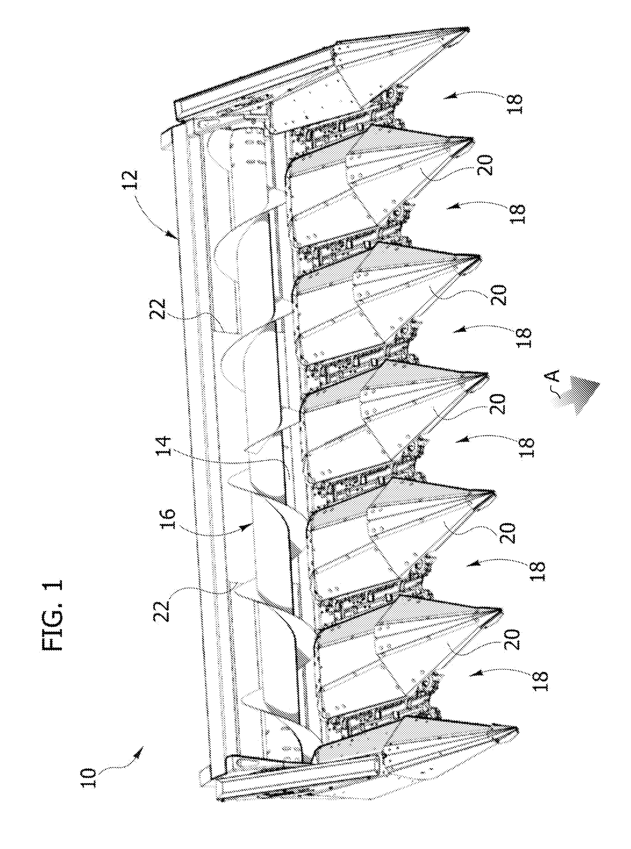 Machine for harvesting maize