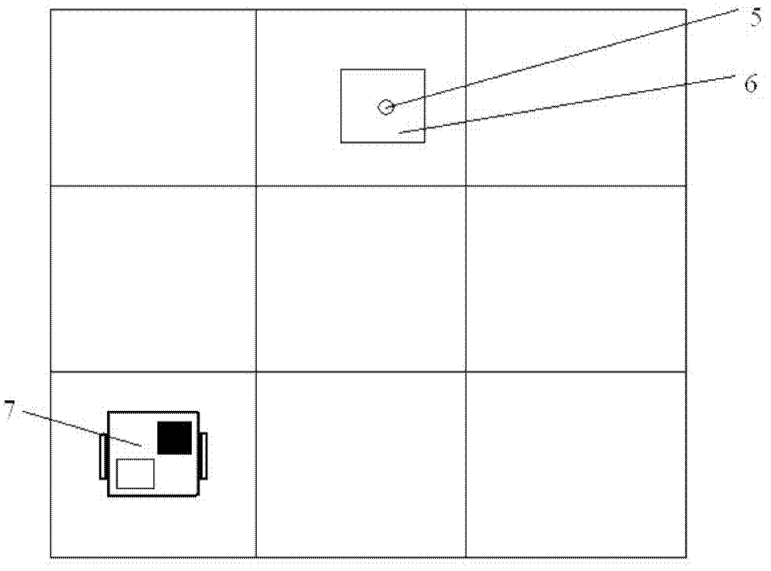 Wheelchair indoor global video monitor navigation system based on suspended wireless transmission camera