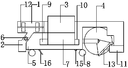 Fully automatic floor tile laying machine