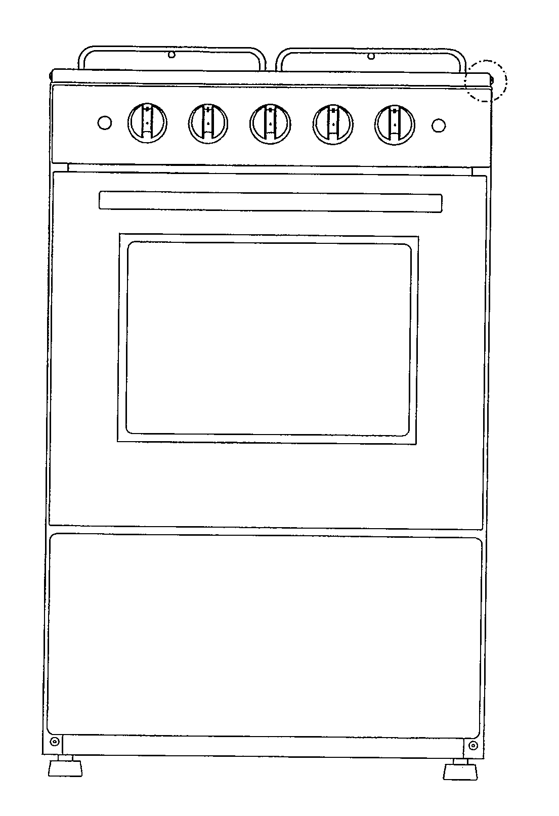 Stove with assembly components