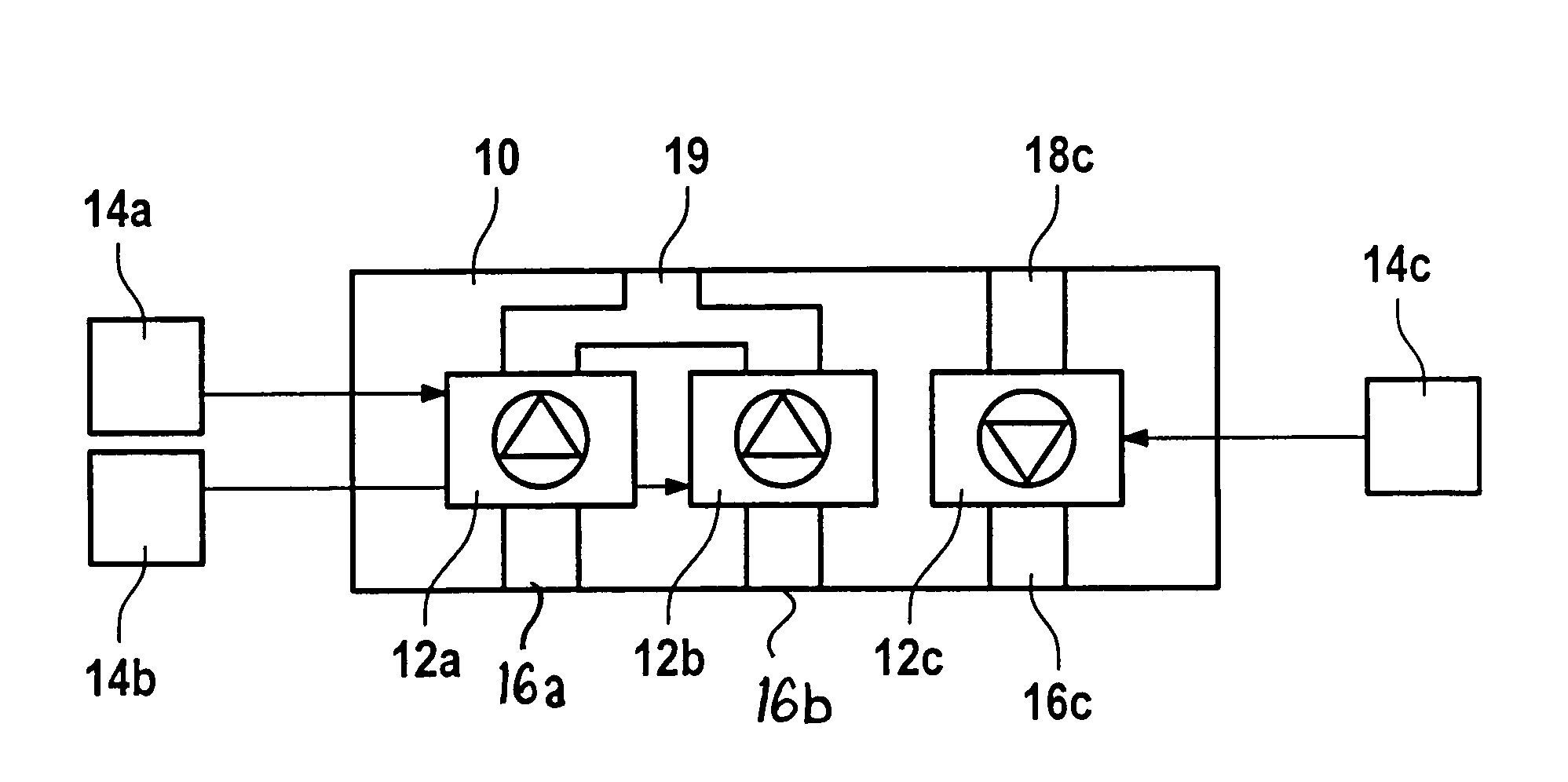 Multi-stage oil pumping station