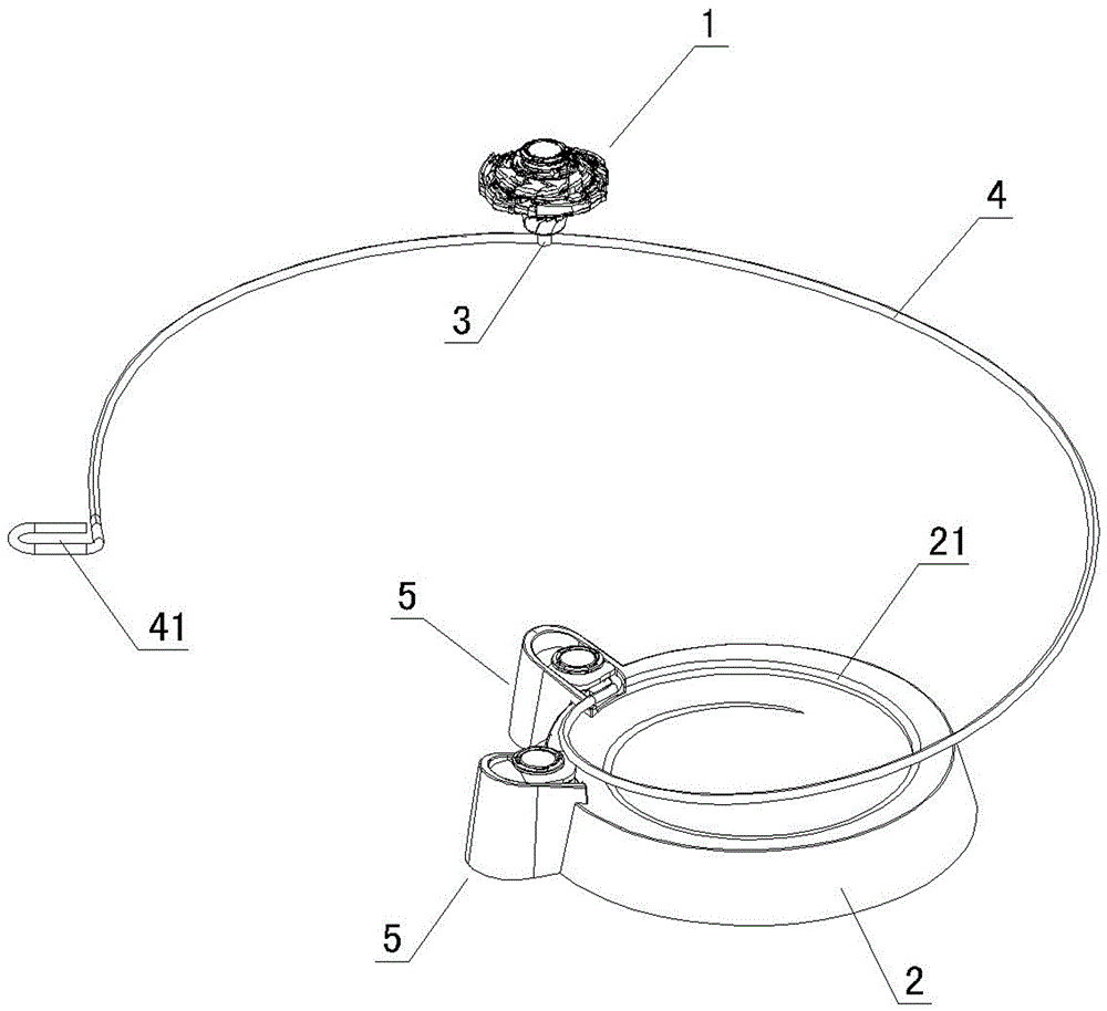 A rotating toy game device