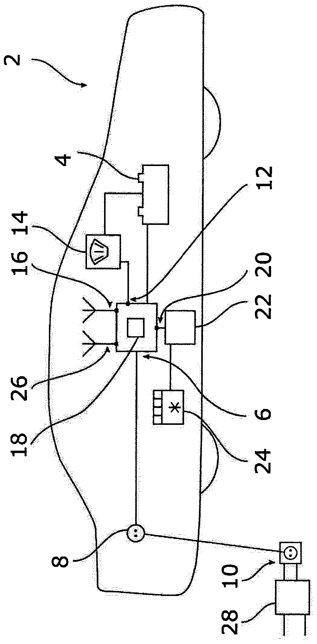 Method for preheating a battery of an electrically operated motor vehicle, and charging device