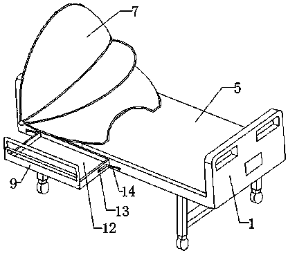 Maternal and child care bed for department of gynaecology and obstetrics