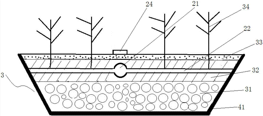 Zero-emission treatment system for domestic sewage and treatment method