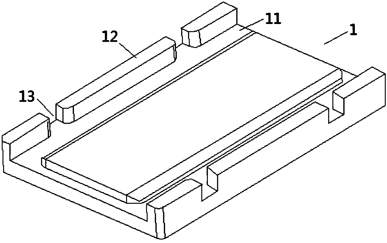 3D glass forming die structure