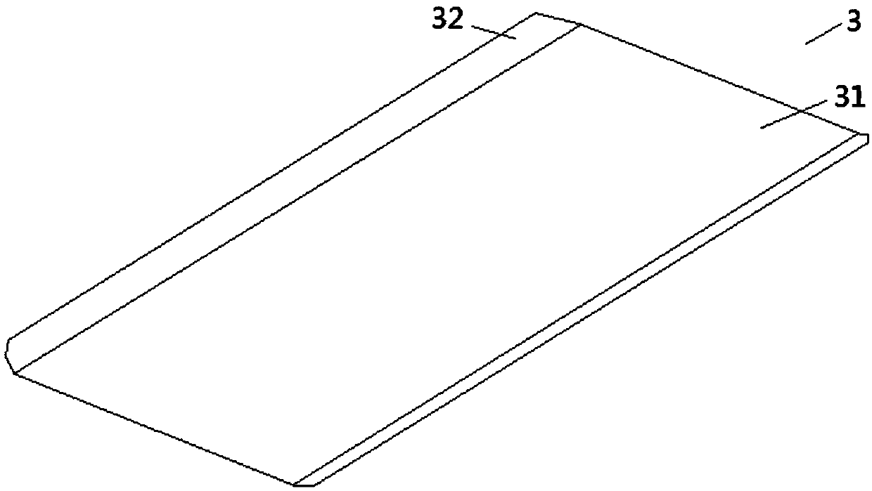 3D glass forming die structure