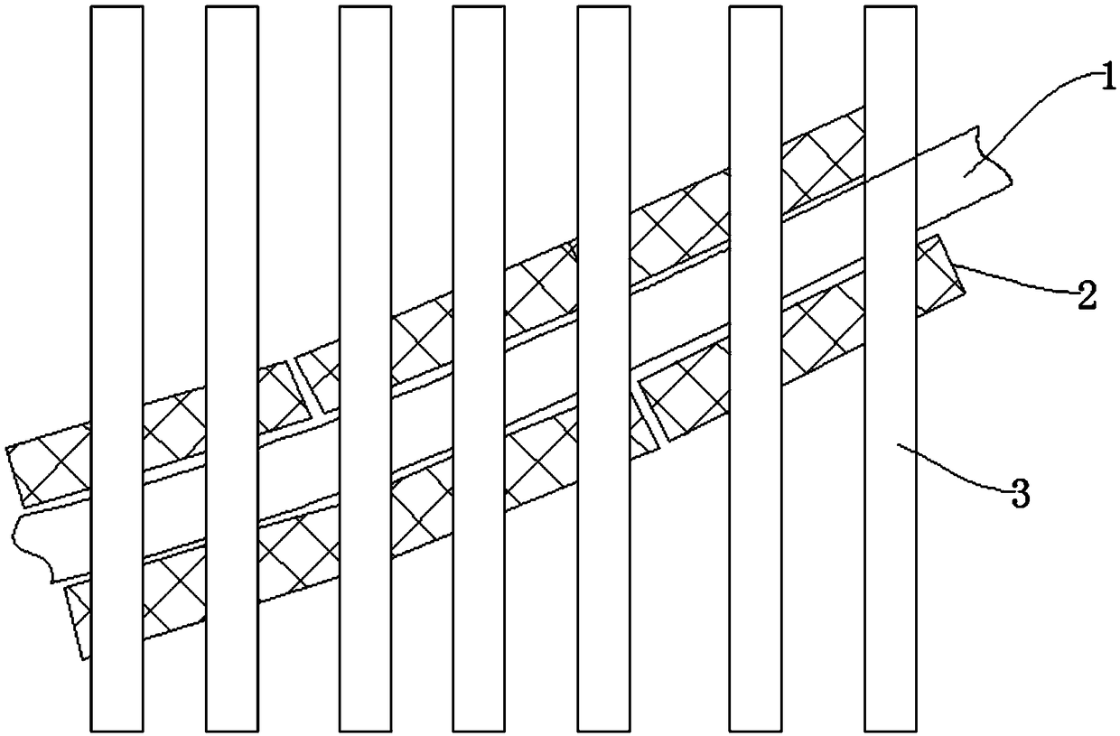 Tunnel crack reinforcing method