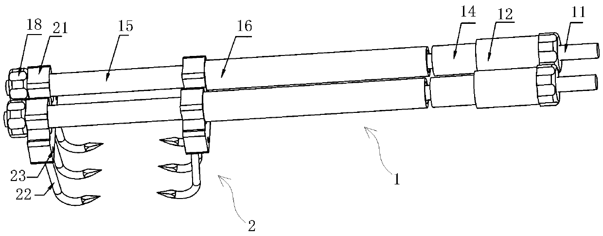 Row hook type skin stretch closure device