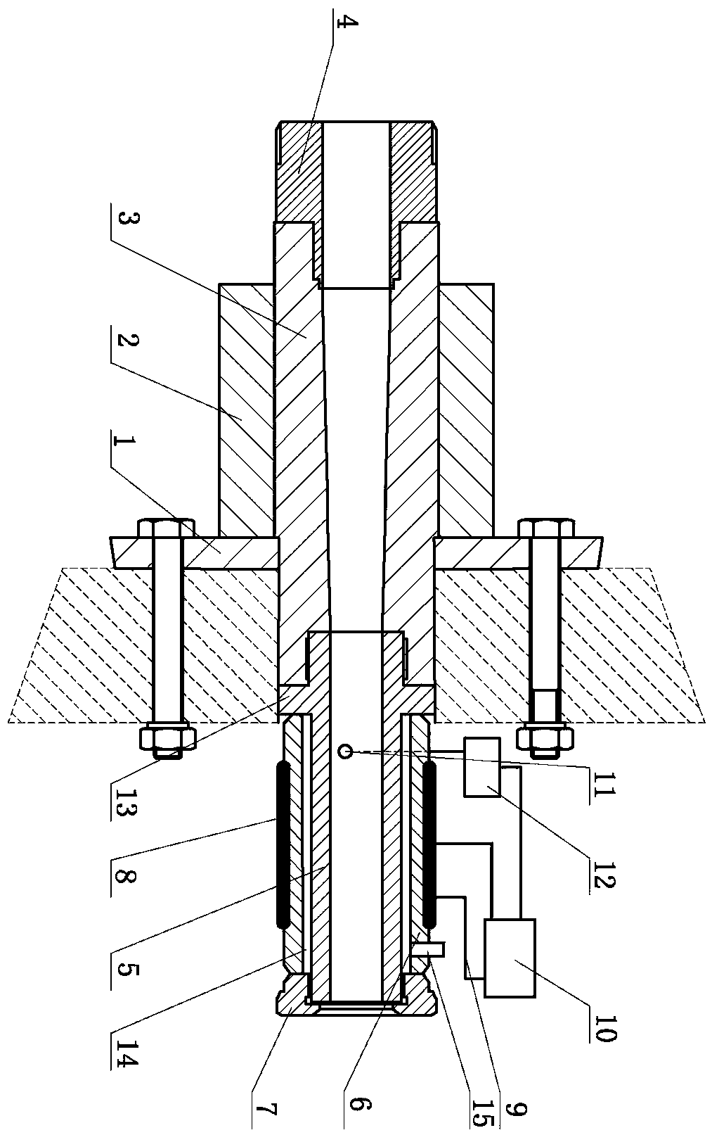 Temperature automatic regulating and controlling device for short-cut resin-based fiber reinforced plastic prepreg forming process