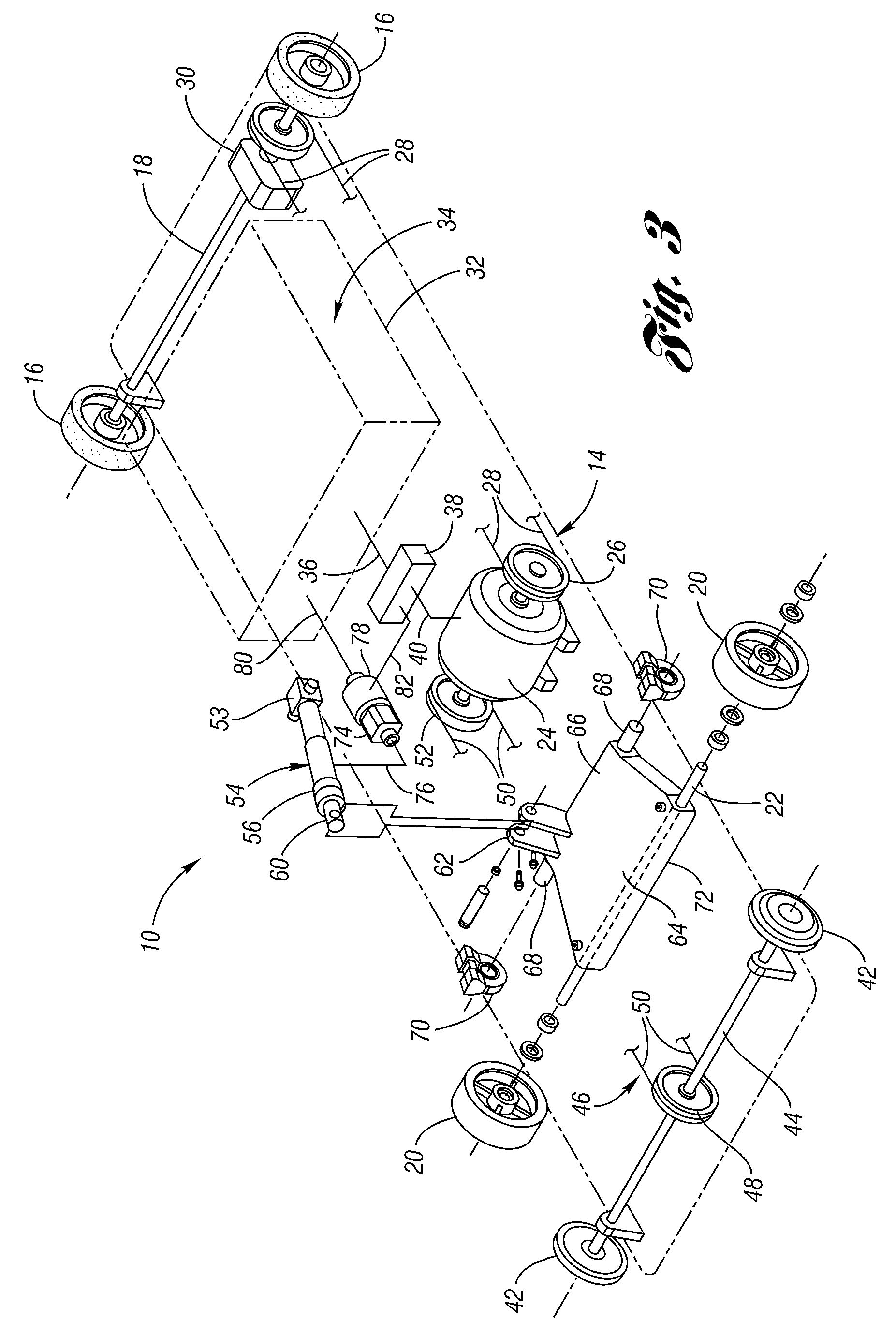 Battery powered concrete saw