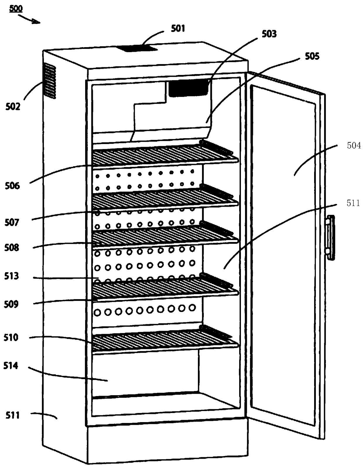 Vessel type free piston Stirling refrigerator-adopted wine cabinet