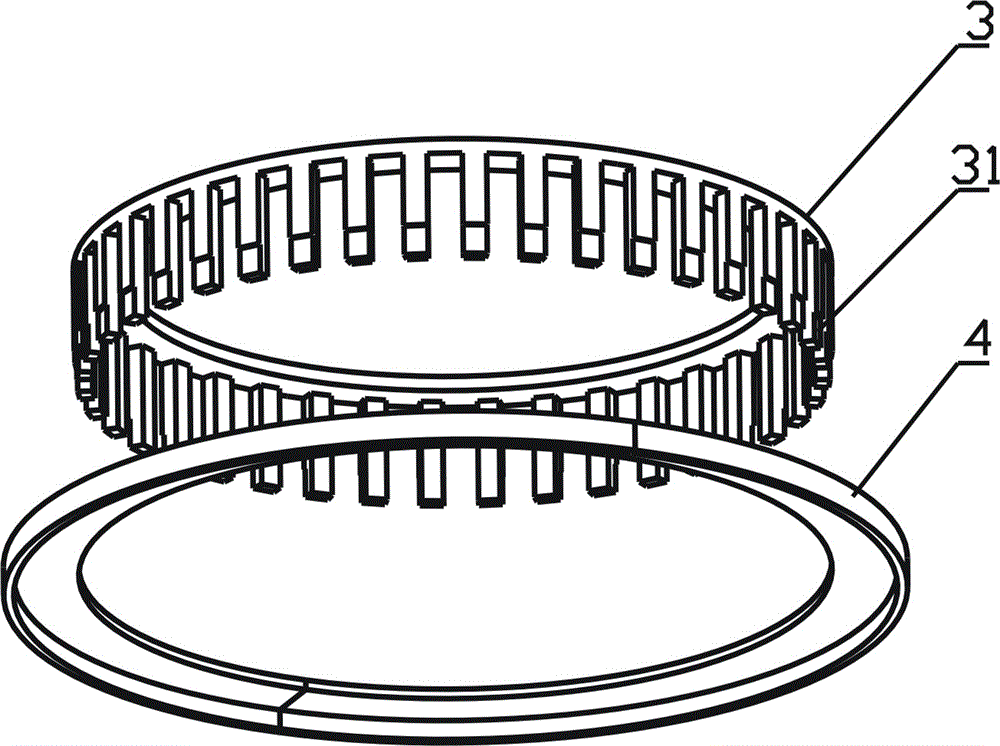 Annular water curtain device