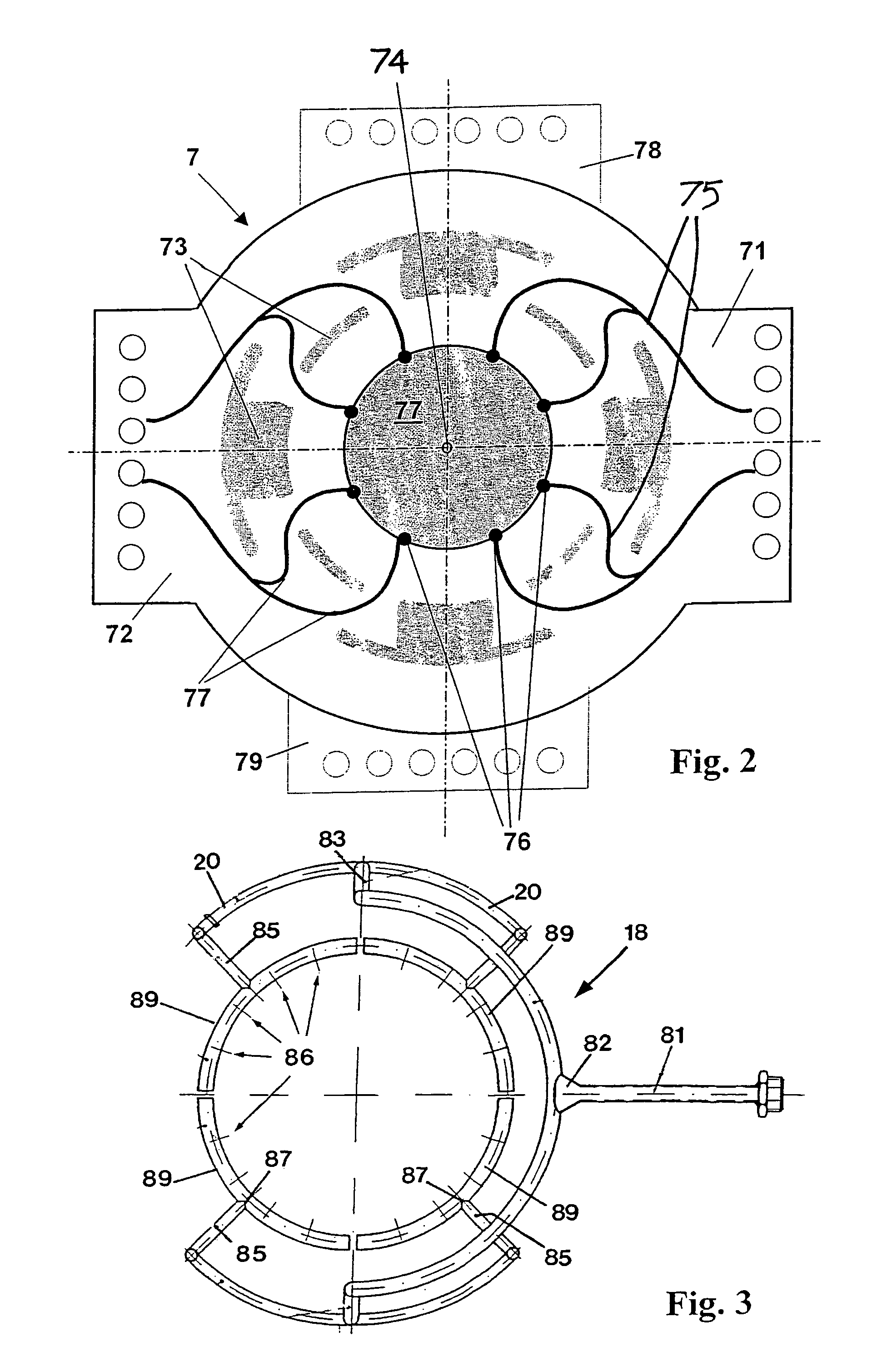 Resistance furnace with tubular heating element