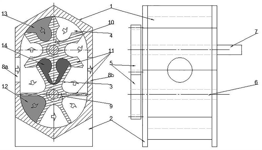 Double-wheel pump