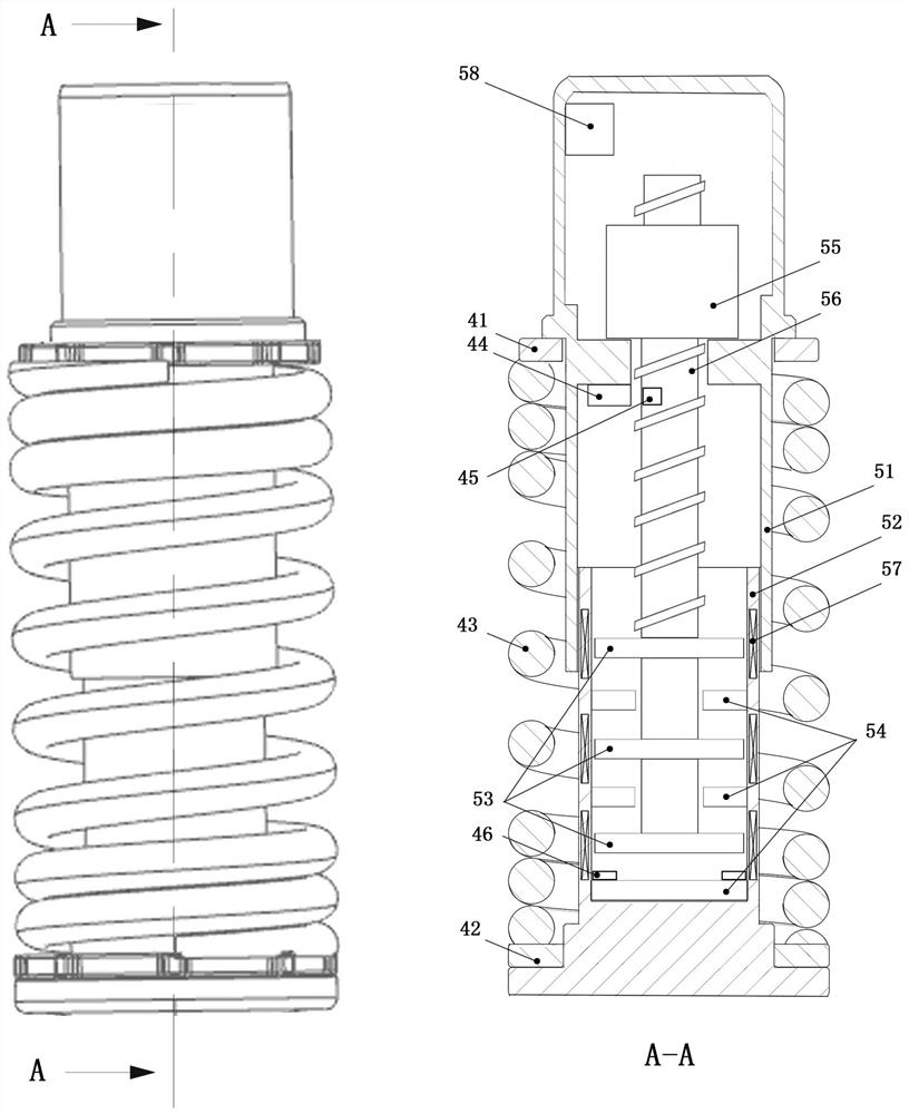 AI electromagnetic transient control active shockproof seat and method thereof