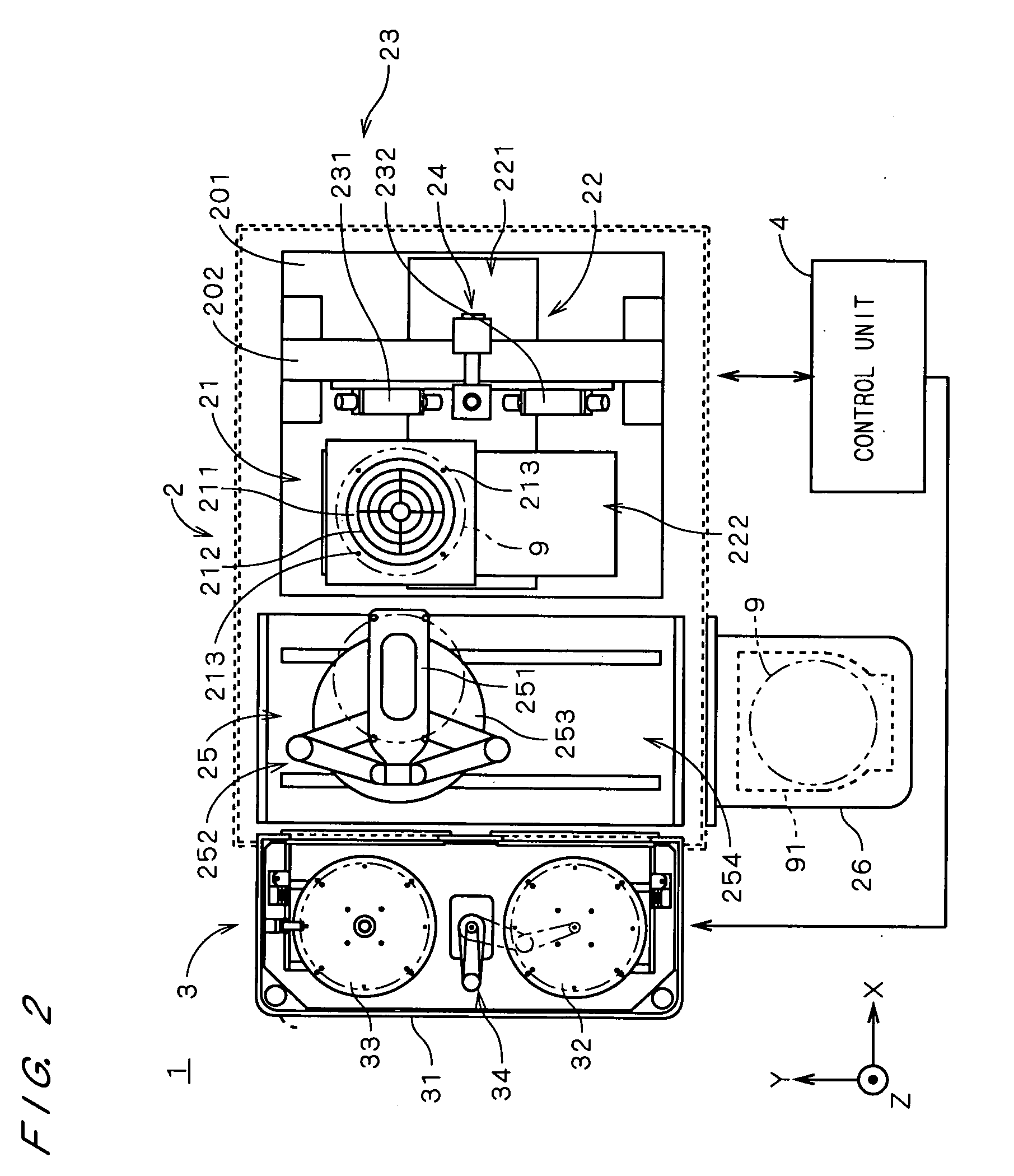 Apparatus and method for removing organic contamination adsorbed onto substrate, and apparatus and method for measuring thickness of thin film formed on substrate