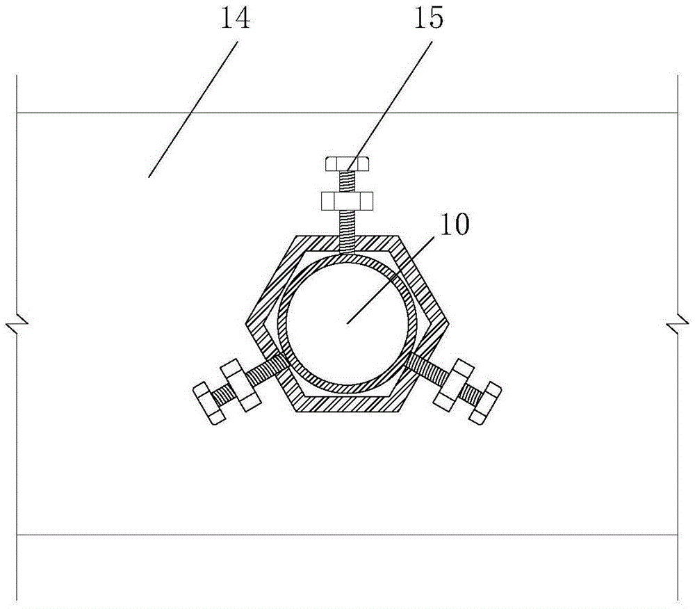 Construction method of high-precision integral pre-embedded large-diameter bolt group structure for raft foundation