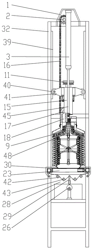 Novel automatic cleaning machine for inside and outside of water barrel