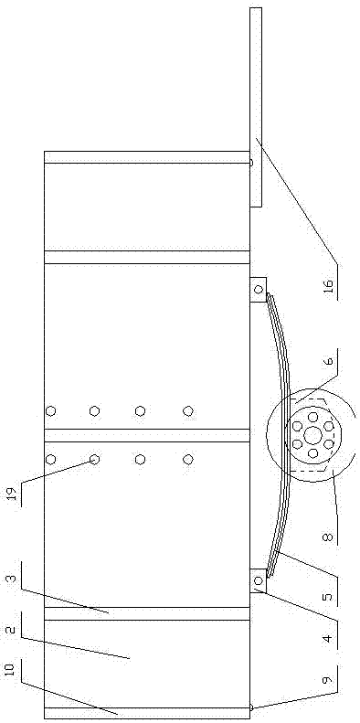 Special transporting device for machining plates