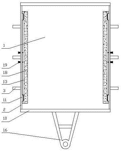 Special transporting device for machining plates