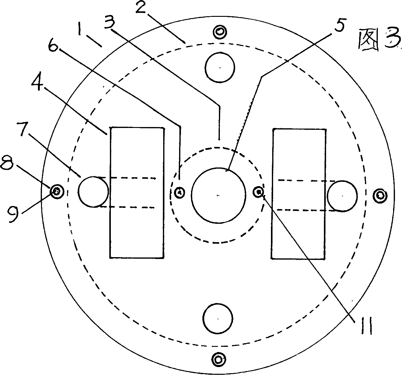 Light flexible navigation mark with spring floating stand without climbing height