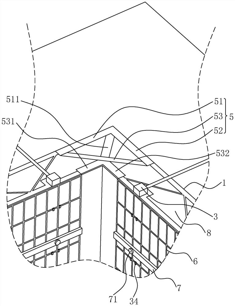 High-strength foundation pit supporting structure