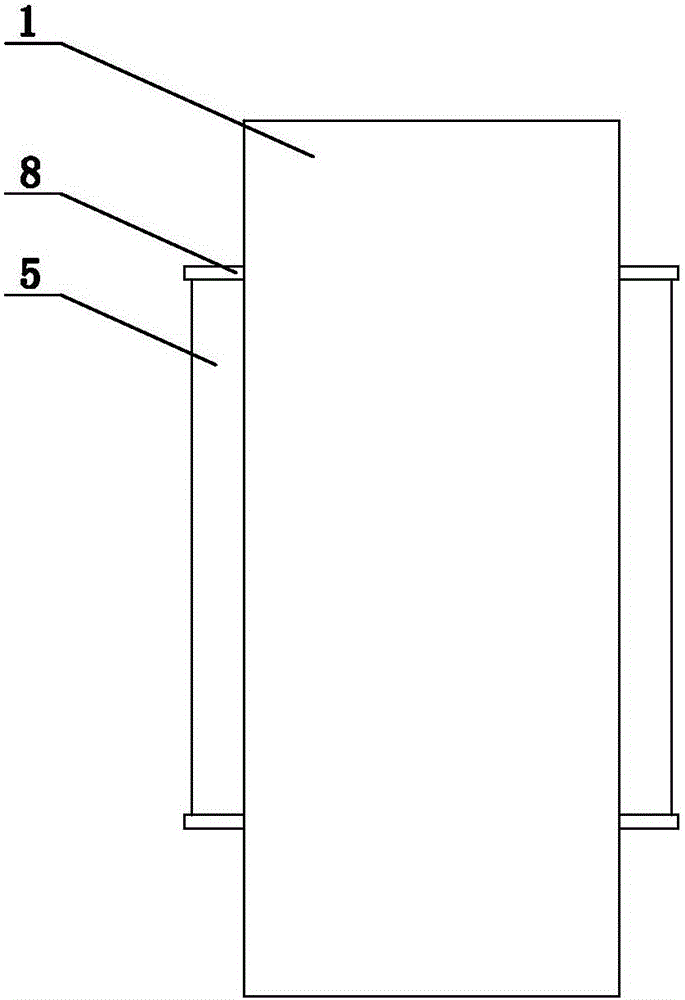 Dedicated double-door type protection device for intelligent charging pile of power system