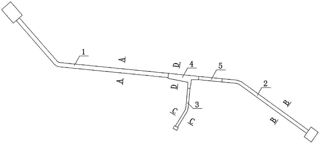 Water diversion tunnel structure