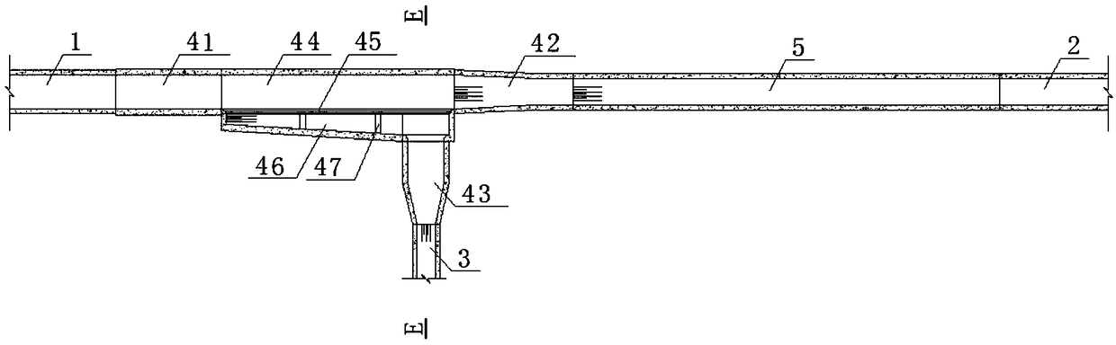 Water diversion tunnel structure