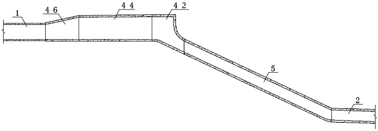 Water diversion tunnel structure