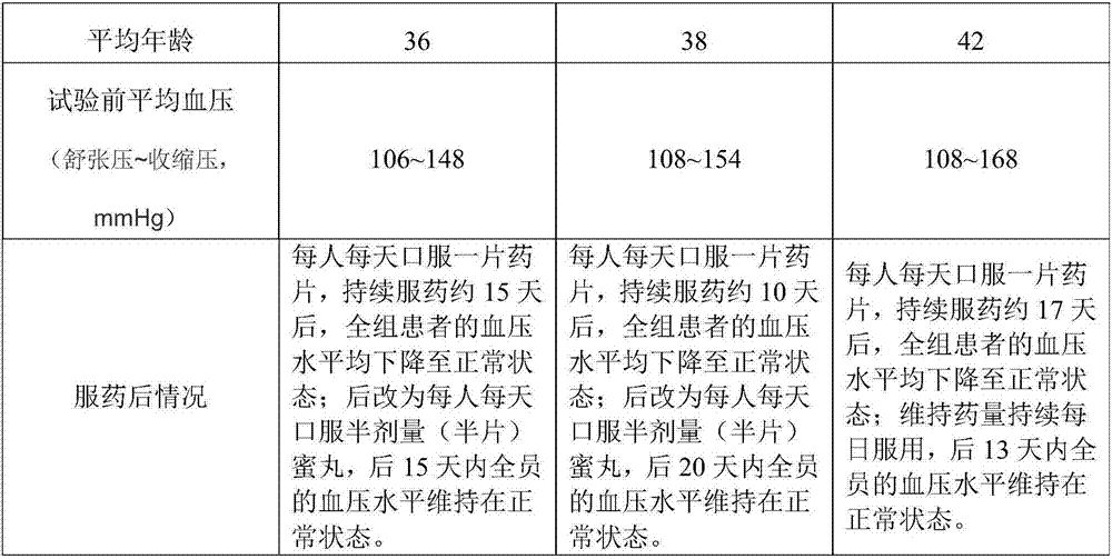 Diuresis-inducing and blood pressure-reducing traditional Chinese medicine formula for treating hypertension and preparation method thereof