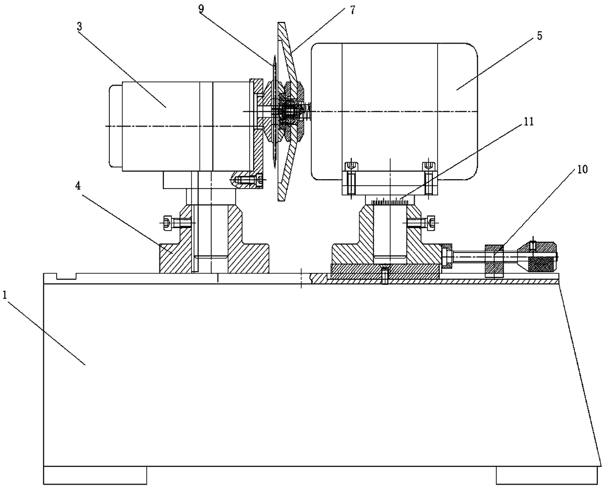 Circular pressing-cutting knife grinding machine device and grinding method thereof