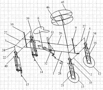 Four-wheel rotating vehicle