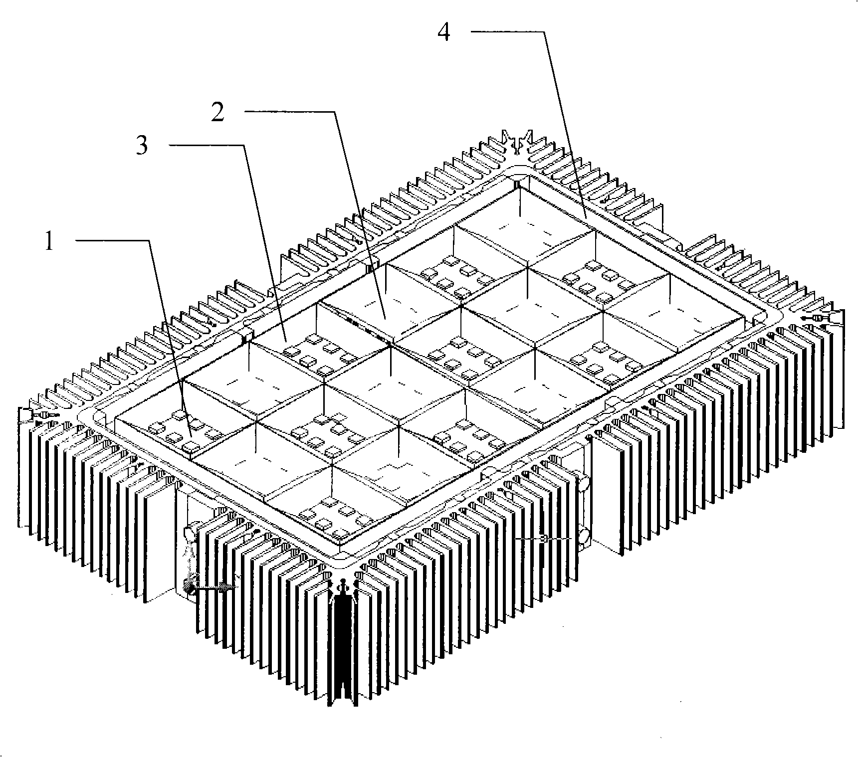 Road traffic dual-color illuminating apparatus