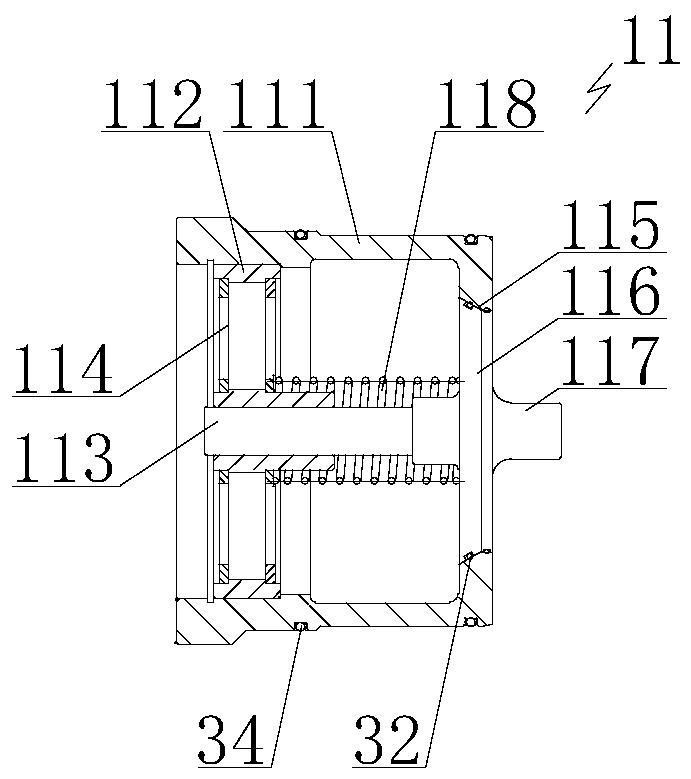 Gas telescopic quick connector device