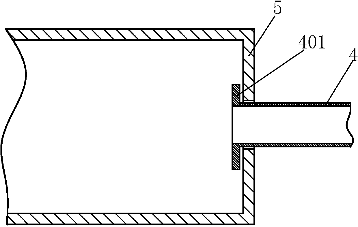 Water curtain producing device