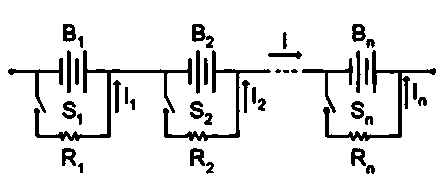 Passive equalization control system and control method used for maintaining consistency of battery pack